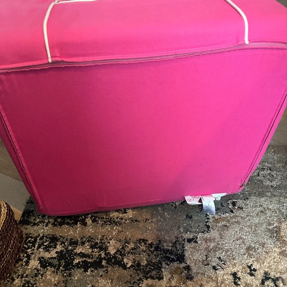 Pottery Barn Kids Pink Armchair COVER only. Saylix in white